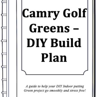 4.5'x120" Camry Golf Carpet + DIY Build Plan Below